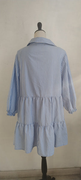 Robe Cache Cœur Rayée