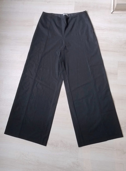 Pantalon larges jambes Sarah Pacini Noir