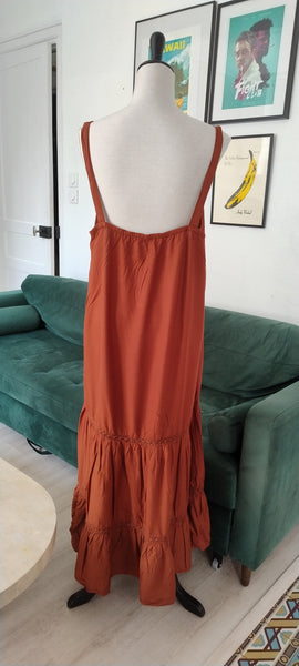 Robe Longue Terracotta