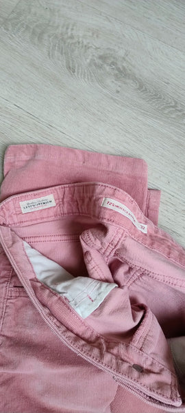Pantalon rose velours Levis High Rise Bootcut