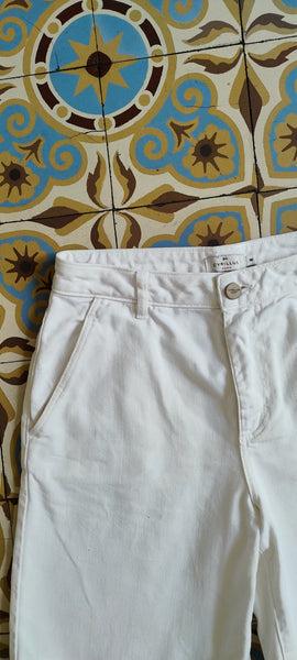 Short Bermuda Cyrillus Blanc