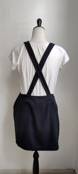 Jupe Bretelle Marine Des Petits Hauts