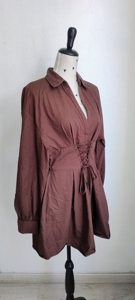 Robe corset Chocolat