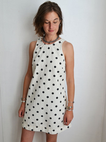 Robe à Pois Noir & Blanc