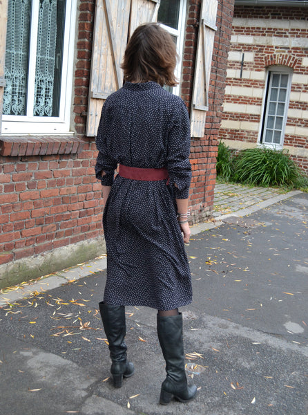 Robe Longue à Pois Uniqlo