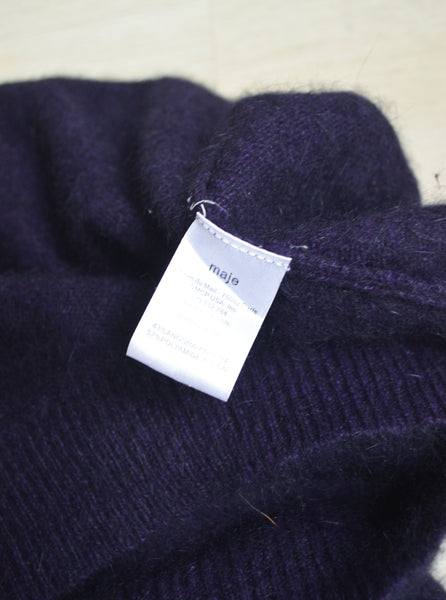 Robe Maje Angora violet