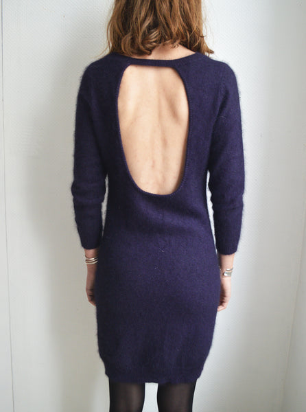 Robe Maje Angora violet