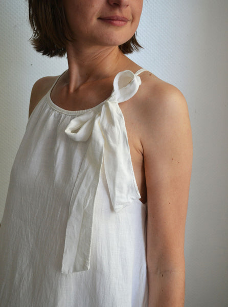 Robe boule Lin
