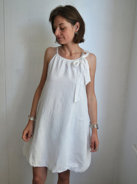 Robe boule Lin