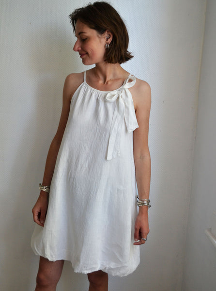 Robe boule Lin