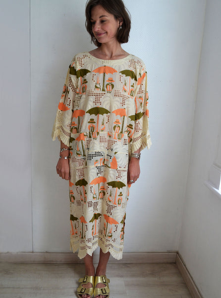 Robe d'été Longue brodée