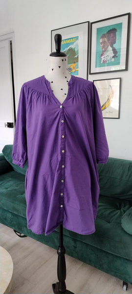Robe Chemise Violette