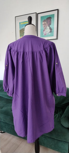 Robe Chemise Violette