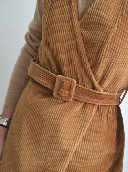 Robe Velours Caramel