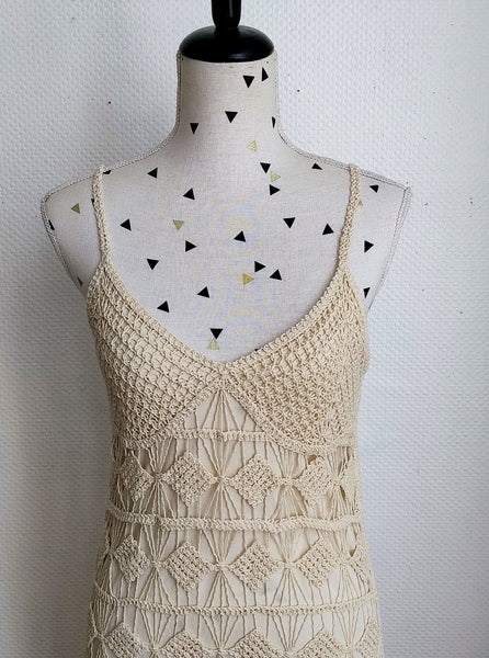 Robe écrue Crochet