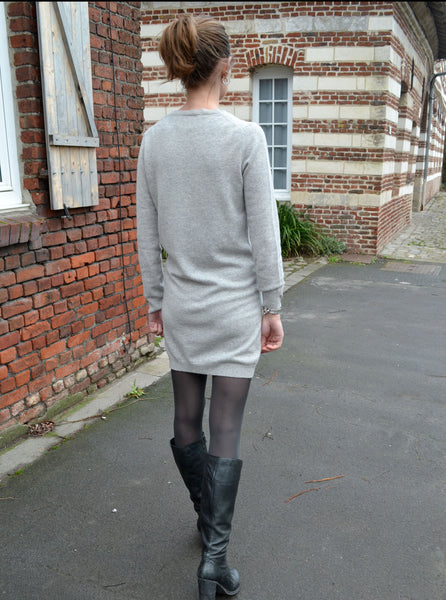 Robe Pull Gris Not Shy