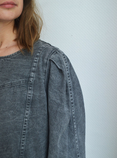 Robe Gris Denim