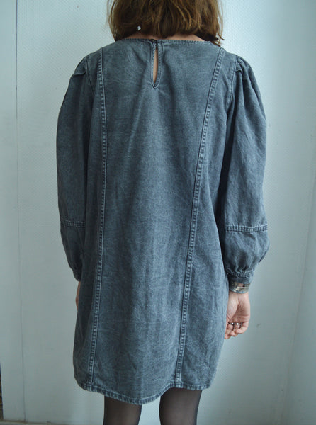 Robe Gris Denim