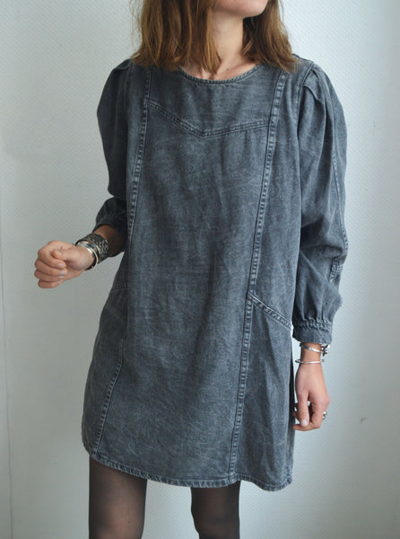 Robe Gris Denim