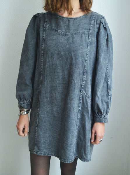 Robe Gris Denim