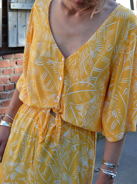 Robe longue Jaune Des Petits Hauts