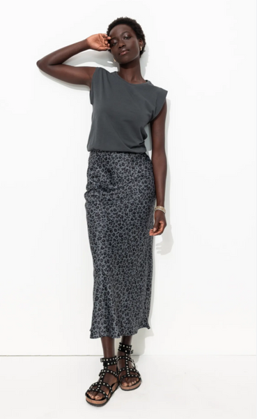 Robe gris léopard