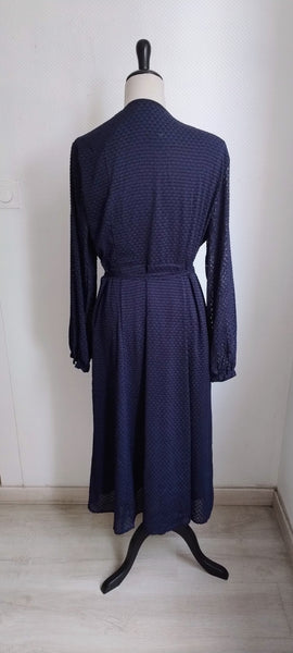 Robe Cache Cœur Marine