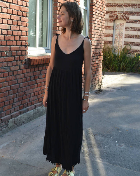 Robe Longue Noire Monoprix