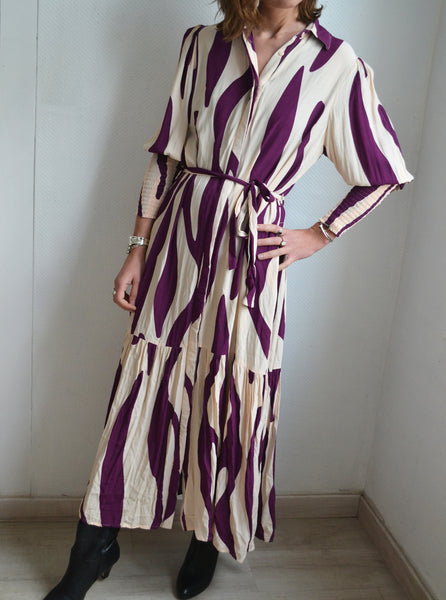 Robe Longue Poppy Field