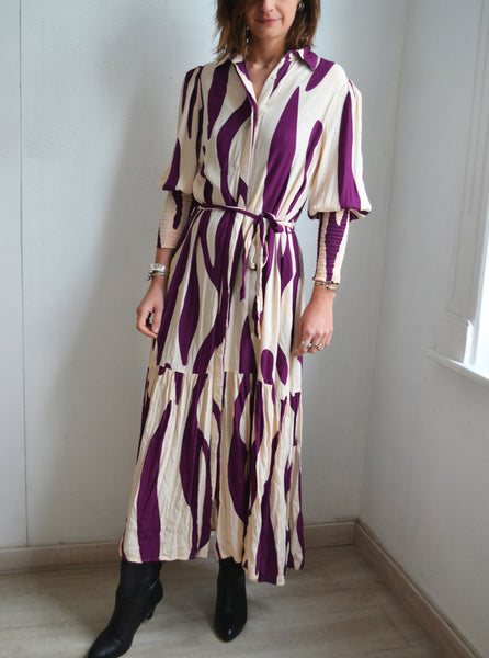 Robe Longue Poppy Field