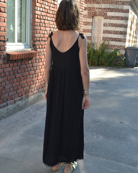 Robe Longue Noire Monoprix