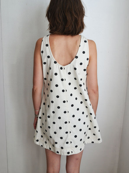Robe à Pois Noir & Blanc
