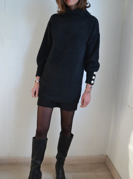 Pull Long Doudou Noir