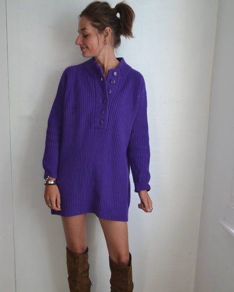 Robe pull Sézane Violet
