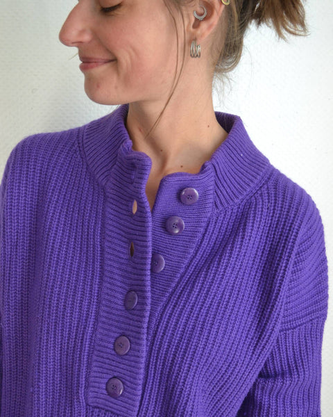 Robe pull Sézane Violet