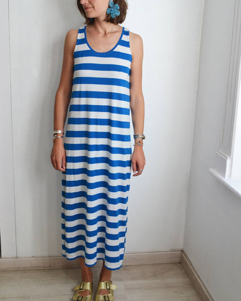 Robe Longue rayée Petit Bateau