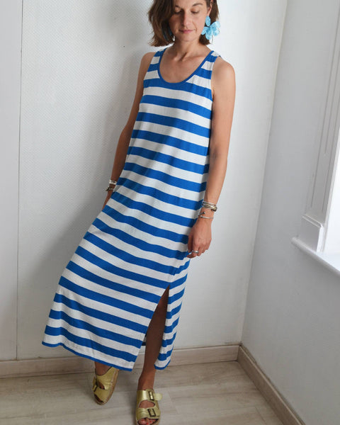 Robe Longue rayée Petit Bateau