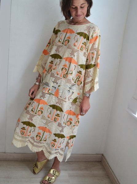 Robe d'été Longue brodée