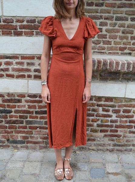 Robe Terracotta Dos Nu