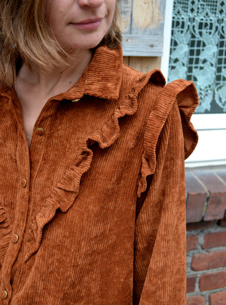 Robe Velours Côtelé
