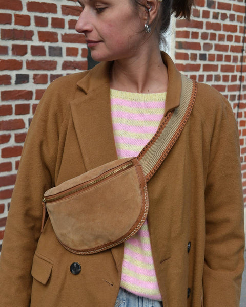 Sac Banane Camel The Genuine Leather