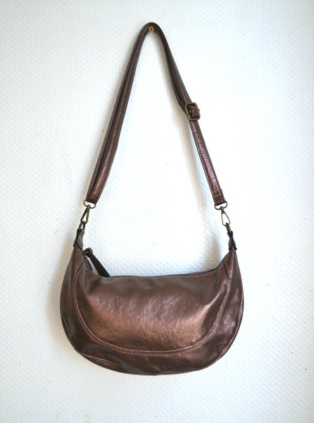 Sac Demi-lune Rose irisé Mandoline