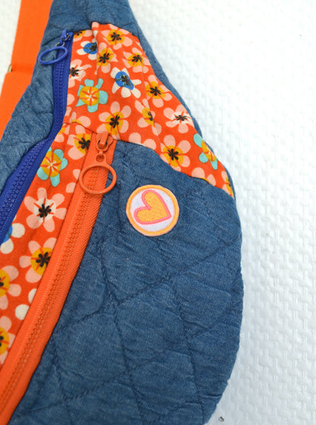 Sac banane matelassé XL