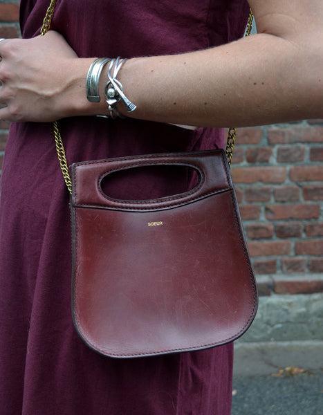Sac bordeaux Soeur Chéri Mini