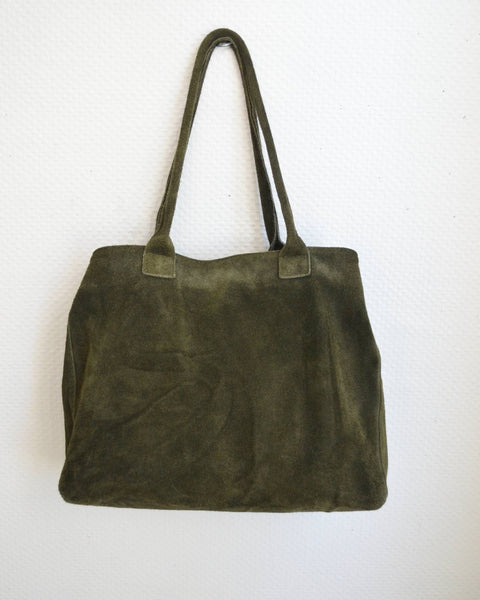 Sac Cabas Daim Kaki