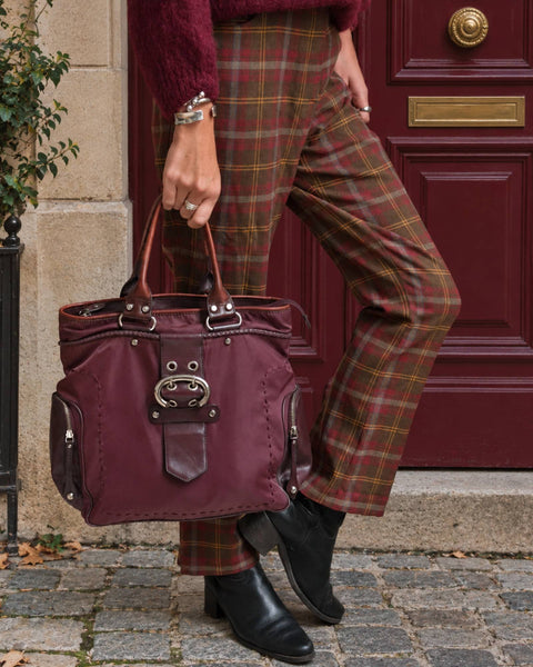 Sac Cabas Bordeaux Francesco Biasia