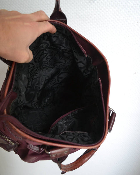 Sac Cabas Bordeaux Francesco Biasia