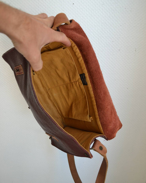 Sac Cartable cuir Bordeaux Paul Marius