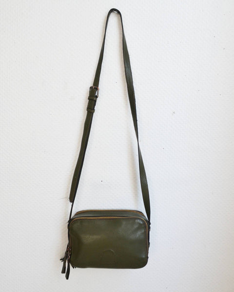 Sac en cuir Kaki Etrier