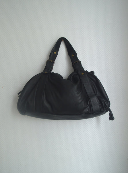 Sac en cuir Noir